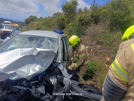 اصابات بحادثي طرق في سخنين وبيت أورن وحريق في اشكلون